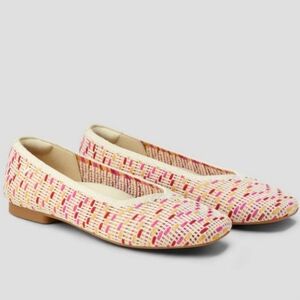 VIVAIA Square-Toe V-Cut Flats (Margot 2.0) size 41/ US 9.5
